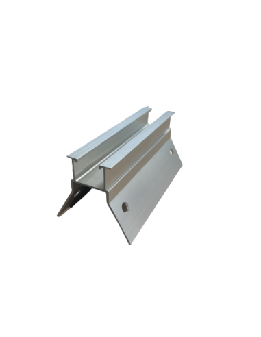 Accessoires sur toit en tuiles d'acier de couleur 1 : SUPPORT DE FIXATION TOITURE BAC ACIER - MONTAGE PAYSAGE